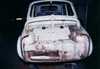 Fotodocumentatie van Rudi Hilz: Hoe een Fiat 500 een Steyr Puch TR 650 wordt