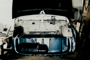 trunk tub renewed - Fiat 500 Restoration