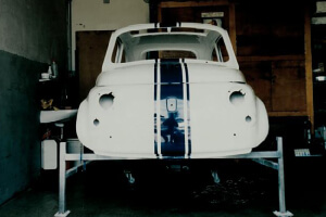 vor dem Zusammenbau - Fiat 500 restauro