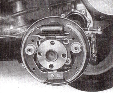 Check brake pads - Fiat 500 vintage car