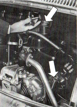 Verificar el nivel de aceite - Fiat 500 Oldtimer