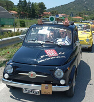 Fiat 500-bijeenkomst op Elba 2023