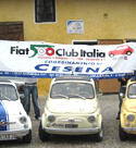 Bezoek van de 500 Club Italia