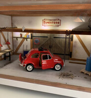Diorama-bouw met Fiat 500