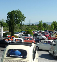 Fiat 500-bijeenkomst in Pistoia 2022