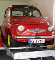Conversion Fiat 500 into Steyr Puch