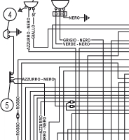 circuit diagram Fiat 600 D Multipla