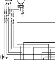 schema dell'impianto elettrico Fiat 600 D